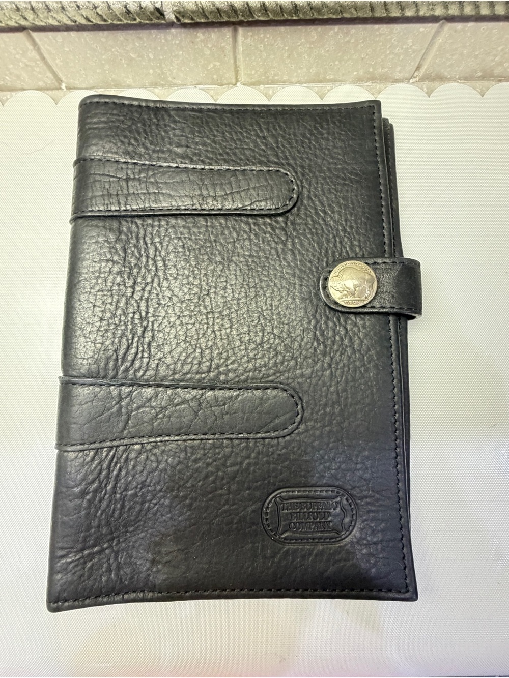 Bison Hide Leather Cover A5 Size